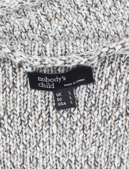 Womens UK Size L Nobody’s Child Beige Pullover Jumper