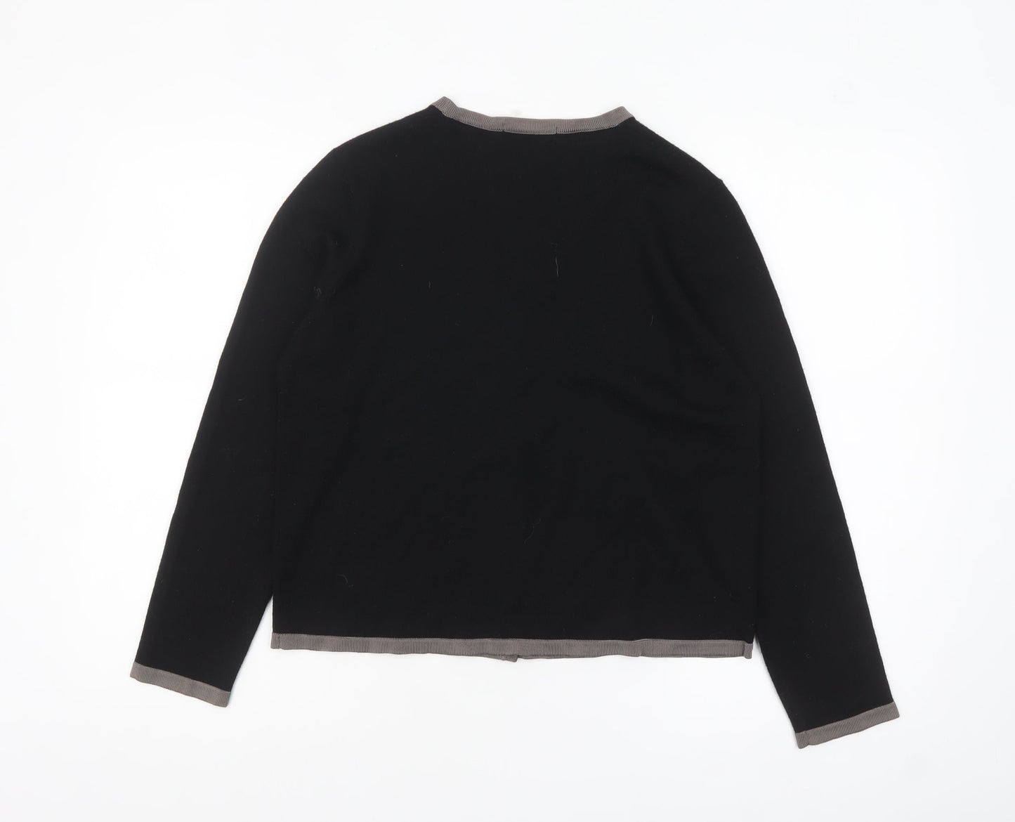 Womens UK Size 14 Marks and Spencer Black Cardigan Jumper
