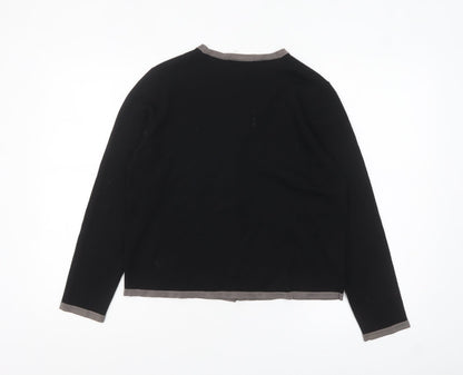 Womens UK Size 14 Marks and Spencer Black Cardigan Jumper
