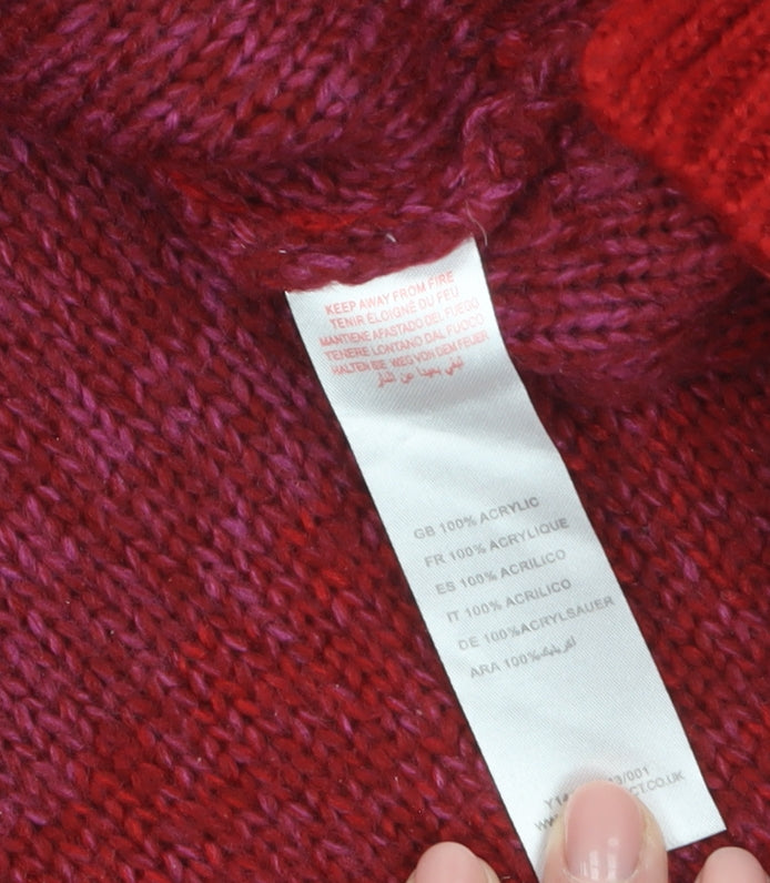 Womens UK Size 12 Yumi Red Pullover Jumper