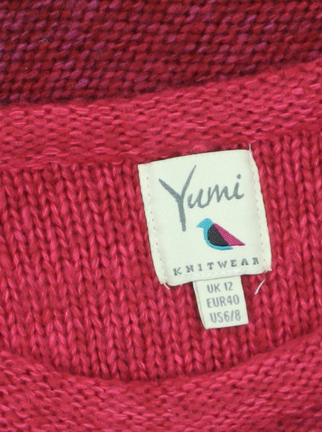 Womens UK Size 12 Yumi Red Pullover Jumper