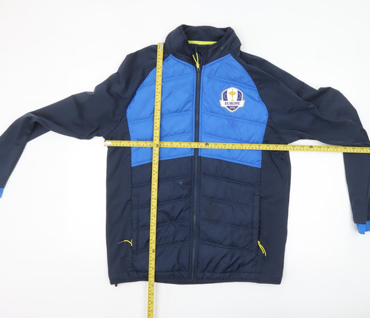 Mens UK Size XL Fanatics Blue Puffer Jacket