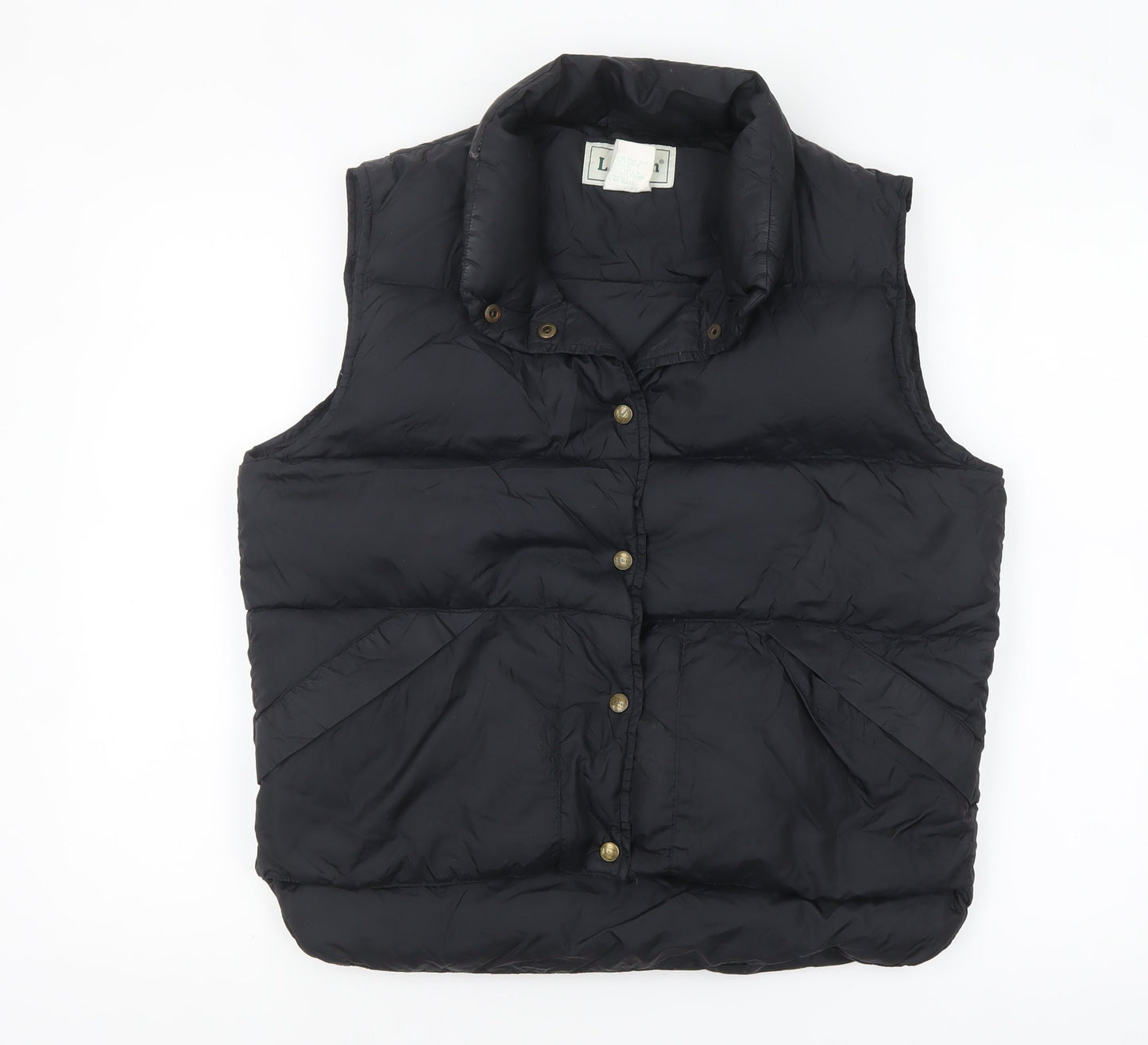 Womens UK Size M L.L.Bean Black Puffer Jacket