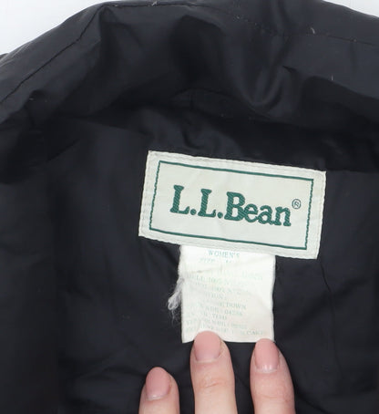 Womens UK Size M L.L.Bean Black Puffer Jacket
