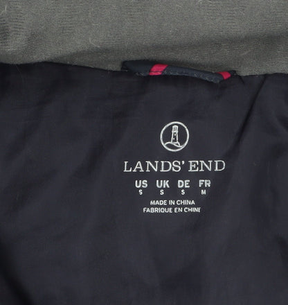 Womens UK Size S Lands' End Blue Puffer Jacket