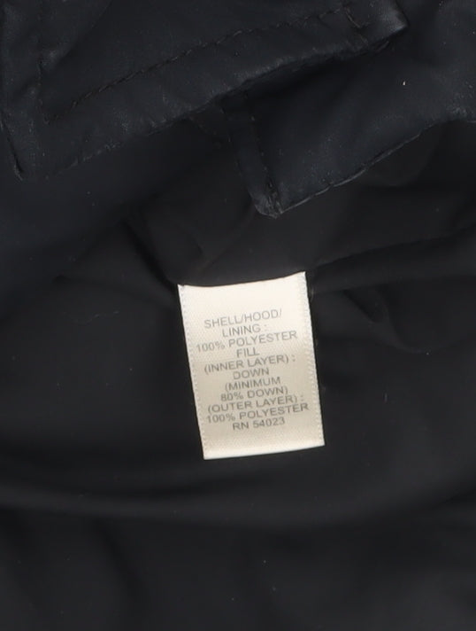 Womens UK Size S Banana Republic Black Puffer Jacket