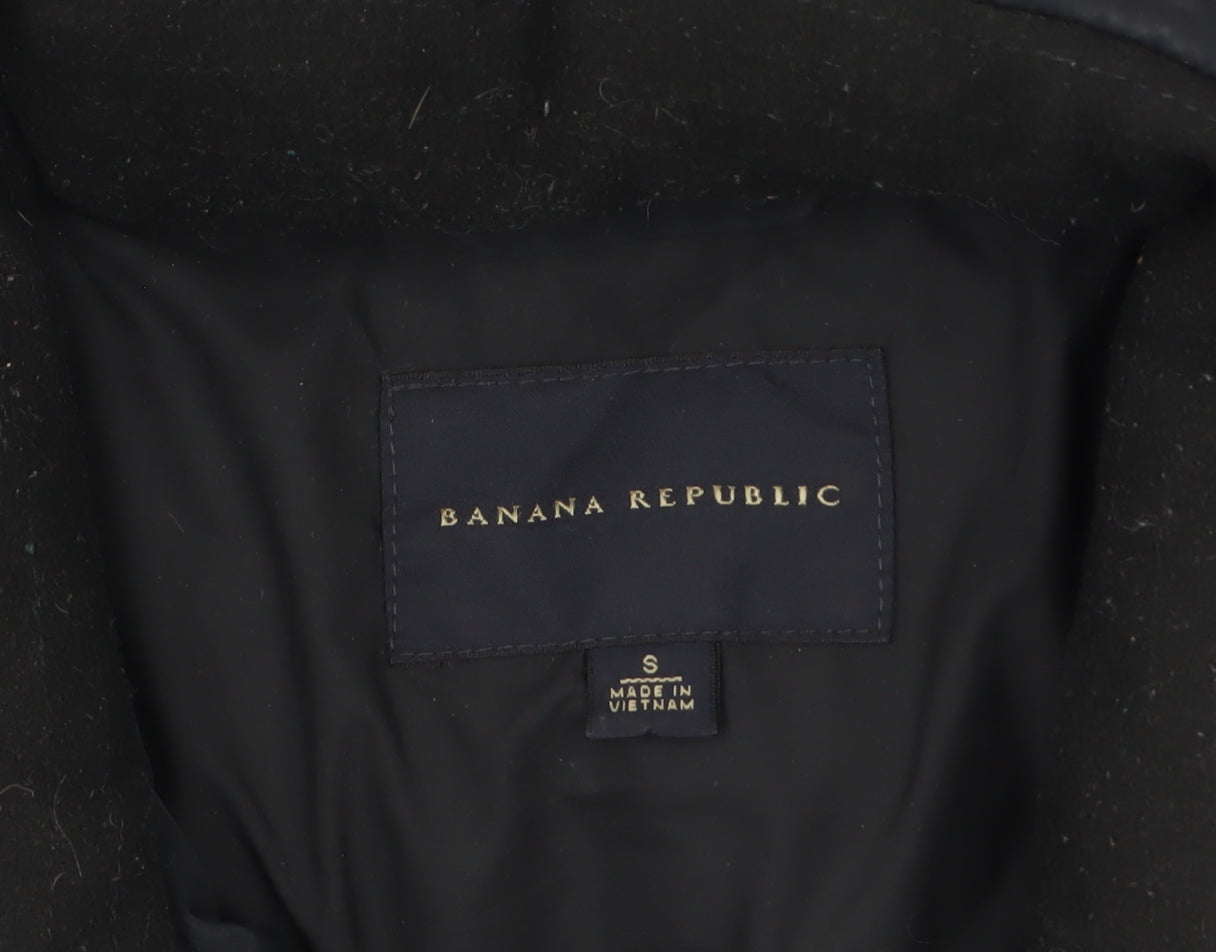 Womens UK Size S Banana Republic Black Puffer Jacket