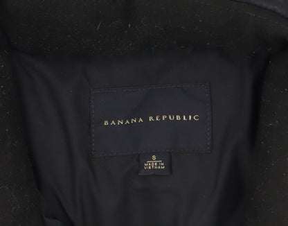 Womens UK Size S Banana Republic Black Puffer Jacket