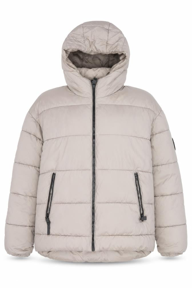 Womens UK Size 14 Harvey & Jones Beige Puffer Jacket