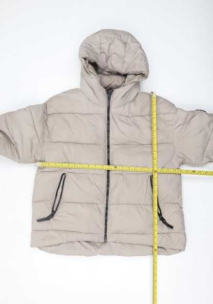 Womens UK Size 14 Harvey & Jones Beige Puffer Jacket