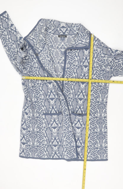 Womens UK Size L Bonmarché Blue Cardigan Jumper