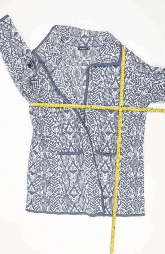 Womens UK Size L Bonmarché Blue Cardigan Jumper