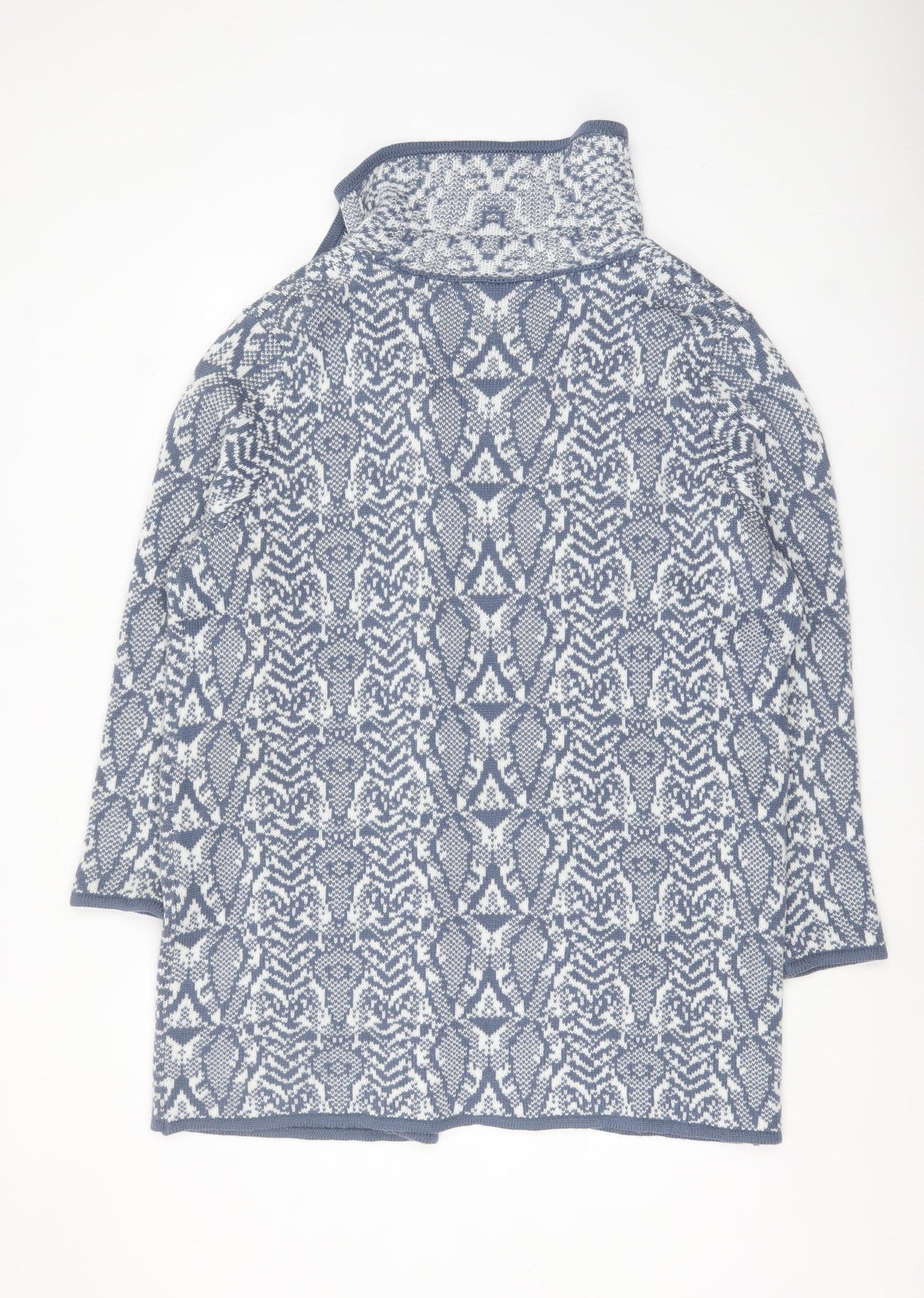 Womens UK Size L Bonmarché Blue Cardigan Jumper