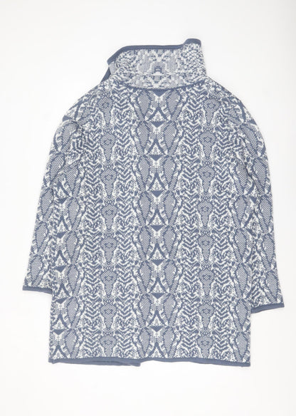 Womens UK Size L Bonmarché Blue Cardigan Jumper