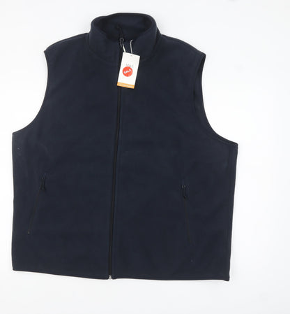 Mens UK Size 3XL Marks and Spencer Blue Bodywarmer