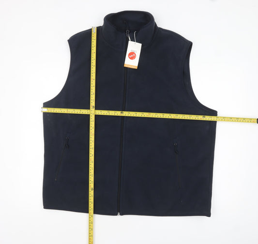 Mens UK Size 3XL Marks and Spencer Blue Bodywarmer