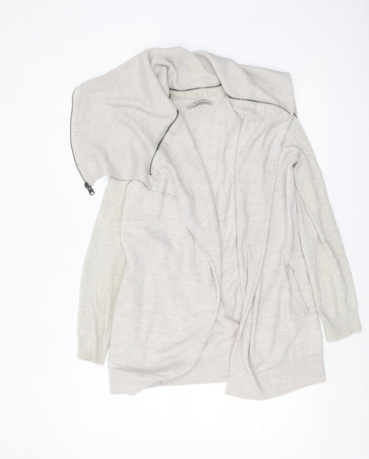 Womens UK Size S AllSaints Beige Cardigan Jumper