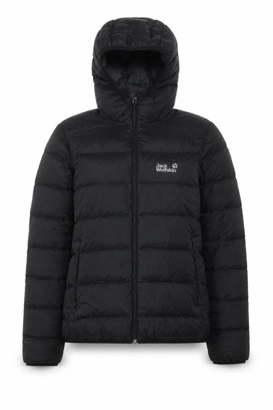 Womens UK Size 14 Jack Wolfskin Black Puffer Jacket