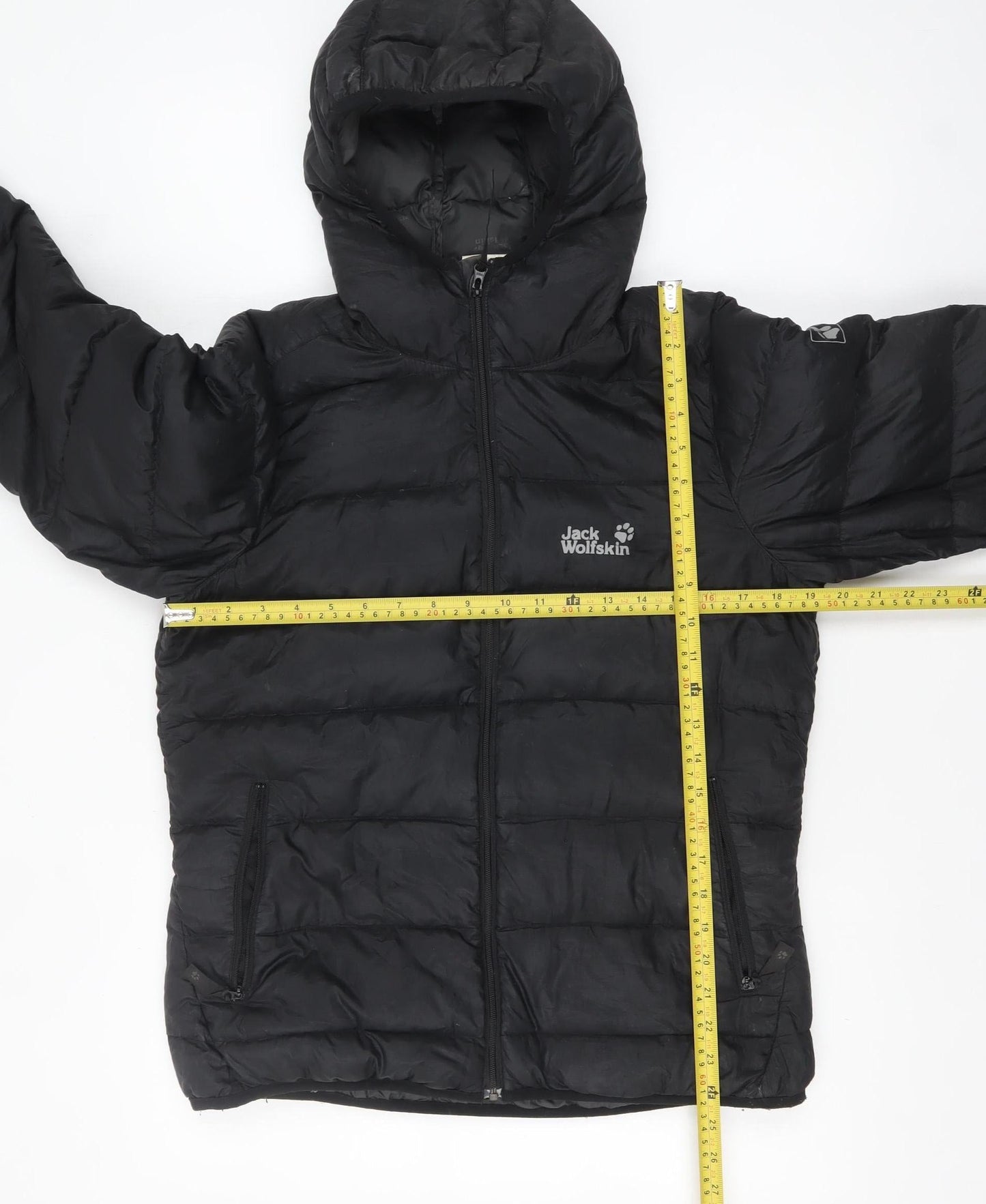 Womens UK Size 14 Jack Wolfskin Black Puffer Jacket