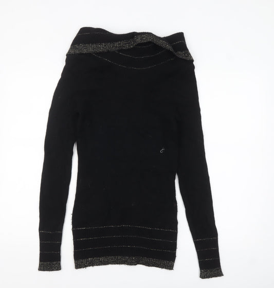 Womens UK Size M Kaisely Black Pullover Jumper
