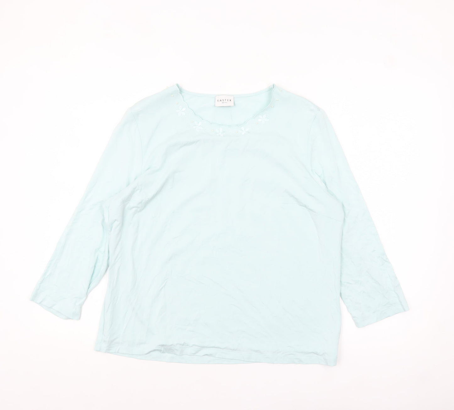 Womens UK Size 16 Eastex Blue Pullover Jumper