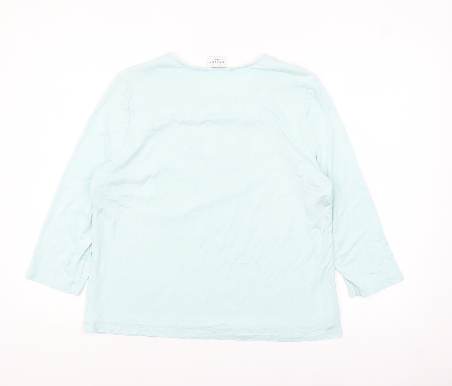 Womens UK Size 16 Eastex Blue Pullover Jumper
