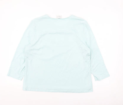 Womens UK Size 16 Eastex Blue Pullover Jumper