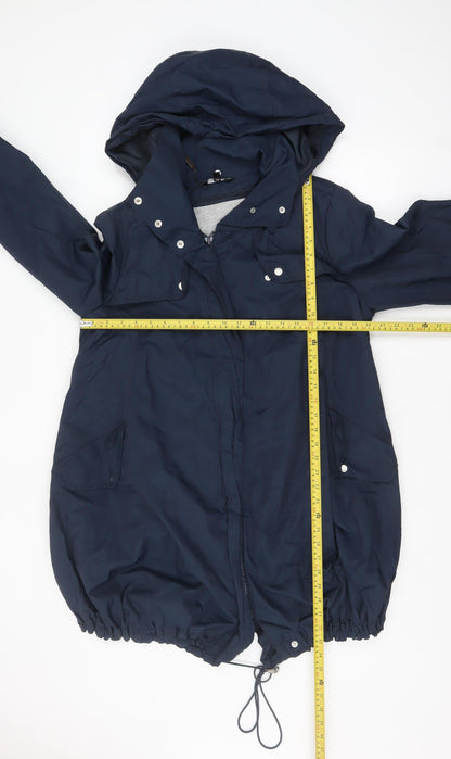 Womens UK Size 10 Marks and Spencer Blue Parka Coat