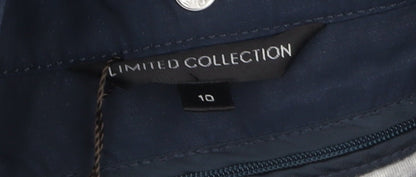 Womens UK Size 10 Marks and Spencer Blue Parka Coat