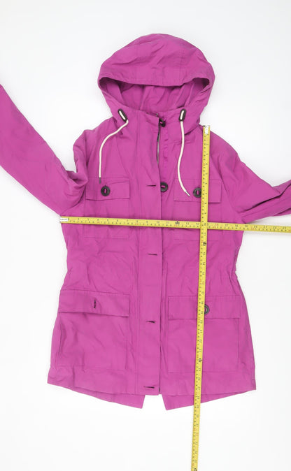 Womens UK Size 10 Marks and Spencer Pink Parka Coat