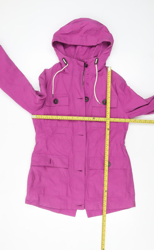 Womens UK Size 10 Marks and Spencer Pink Parka Coat