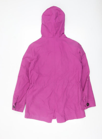 Womens UK Size 10 Marks and Spencer Pink Parka Coat