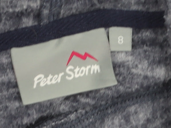 Womens UK Size 8 Peter Storm Blue Pullover Hoodie