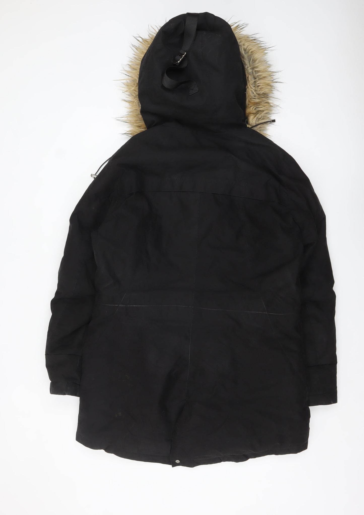 Womens UK Size 16 Cobalt of Sweden Black Parka Coat