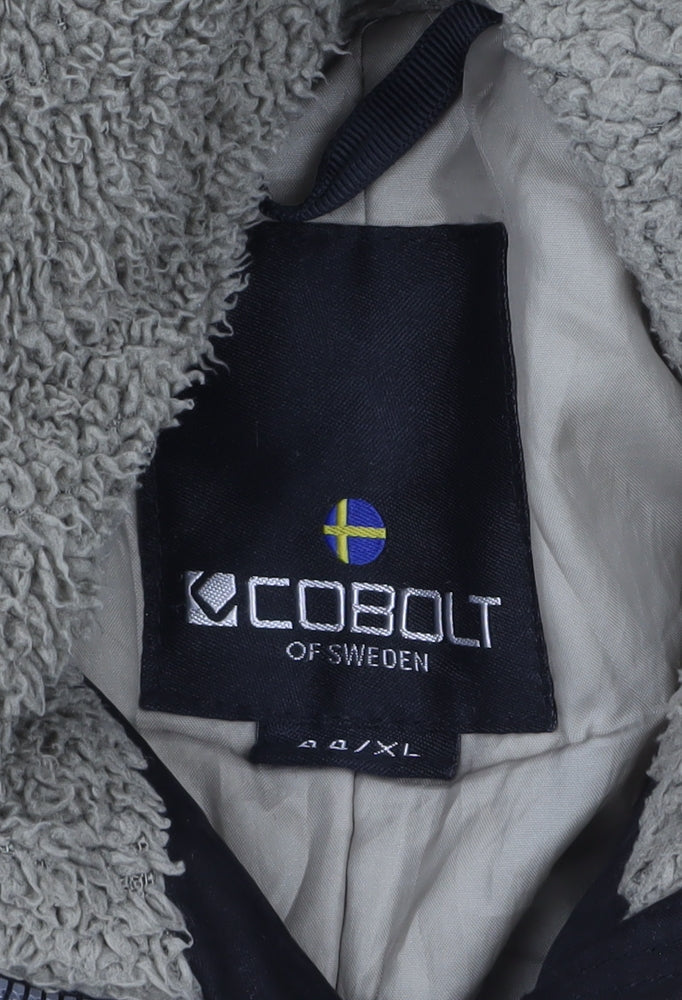 Womens UK Size 16 Cobalt of Sweden Black Parka Coat