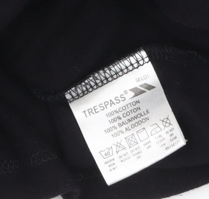 Womens UK Size L Trespass Black Basic T-Shirt