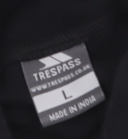 Womens UK Size L Trespass Black Basic T-Shirt