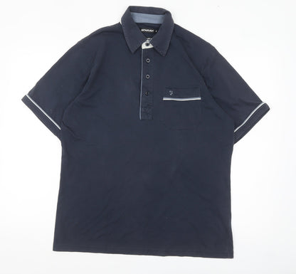 Mens UK Size M Farah Cotton Polo Shirt