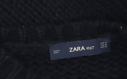 Womens UK Size M Zara Black Pullover Jumper