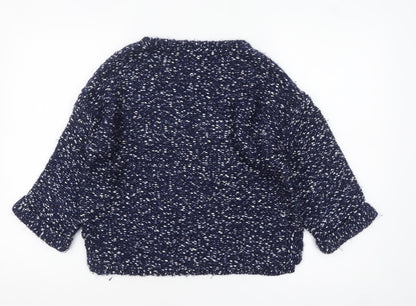 Womens UK Size S Marks and Spencer Blue Pullover Jumper