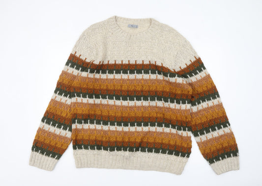 Mens UK Size XL TU Multicoloured Pullover Jumper
