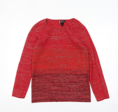 Womens UK Size M Sweater Shop Red Pullover Jumper