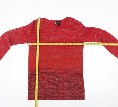 Womens UK Size M Sweater Shop Red Pullover Jumper