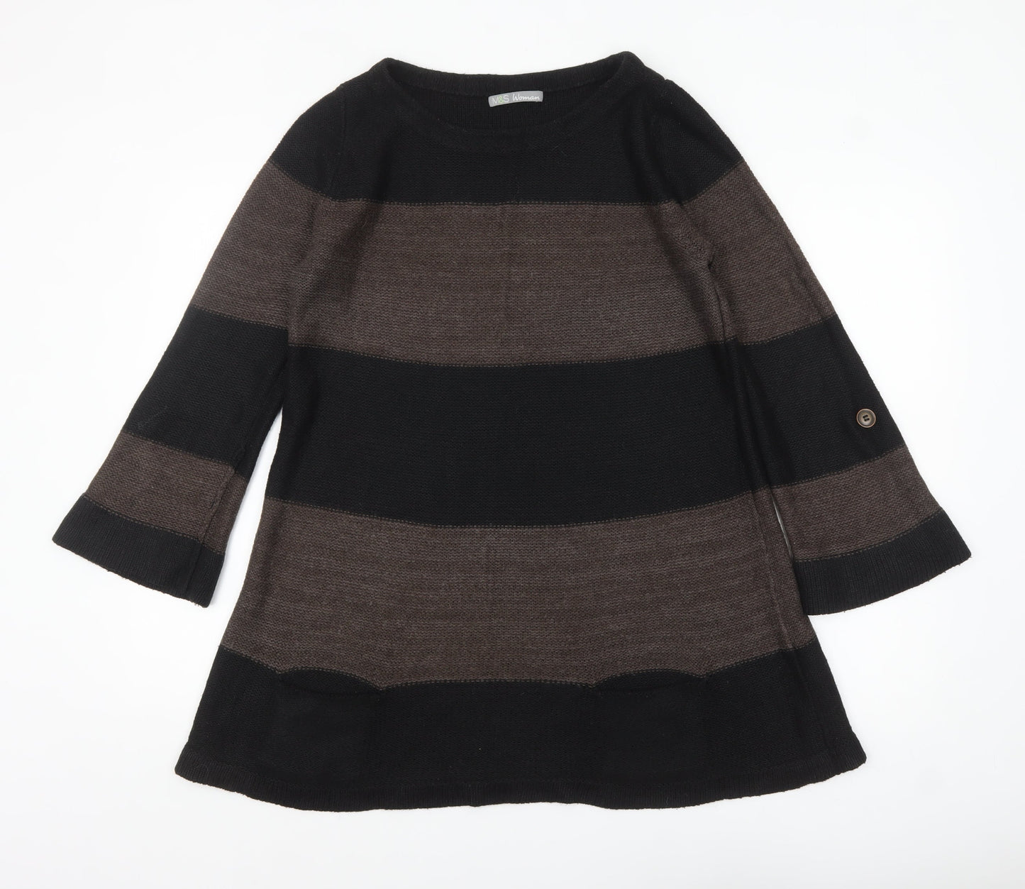Womens UK Size 14 Marks and Spencer Multicoloured Tunic Jumper