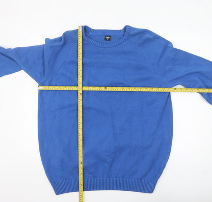Mens UK Size 2XL Cotton Traders Blue Pullover Jumper