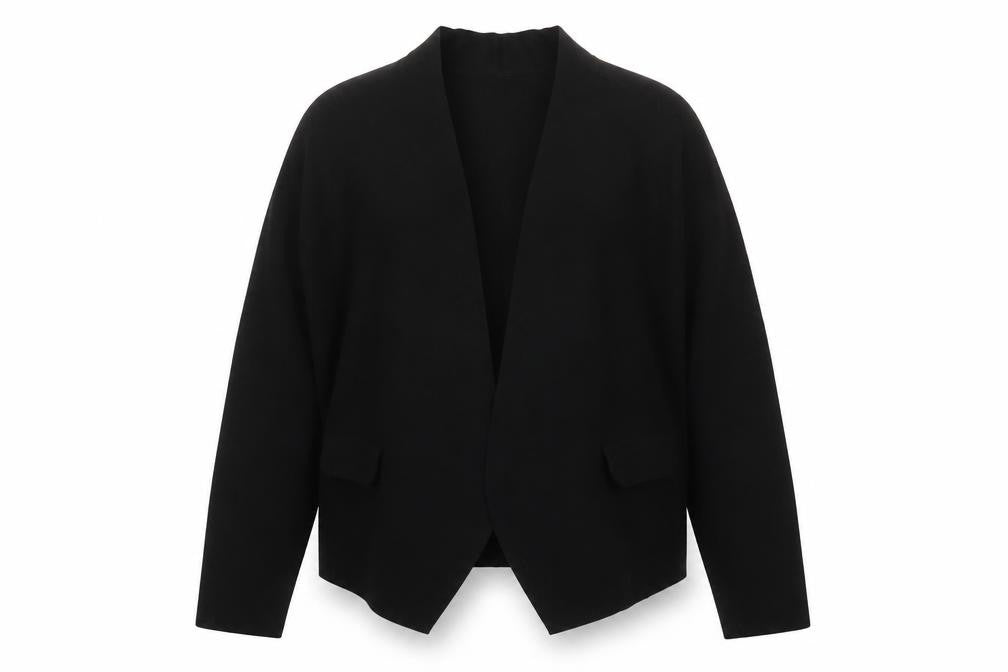 Womens UK Size M Jigsaw Black Cardigan Jumper