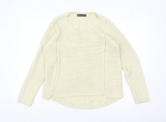 Womens UK Size 14 Marks and Spencer Beige Pullover Jumper