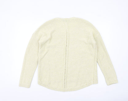 Womens UK Size 14 Marks and Spencer Beige Pullover Jumper