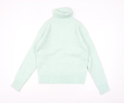 Womens UK Size XS Marks and Spencer Green Pullover Jumper
