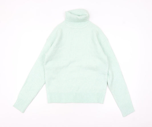 Womens UK Size XS Marks and Spencer Green Pullover Jumper